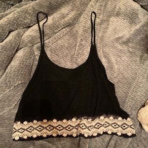 Black Crop Tank